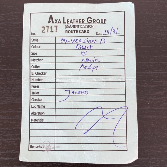 Designer Christian Benner Leather Jacket - Picture 8 of 8